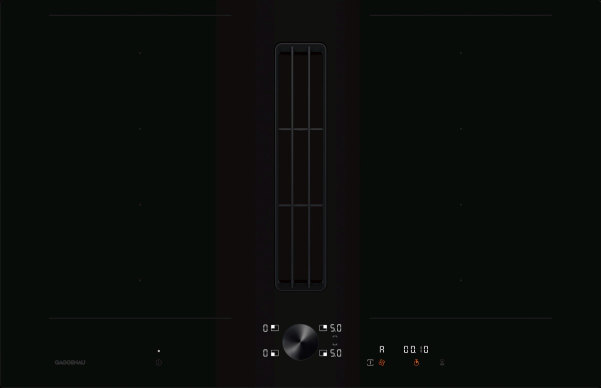 Индукционная стеклокерамич. панель с вытяжкой Gaggenau CV282101