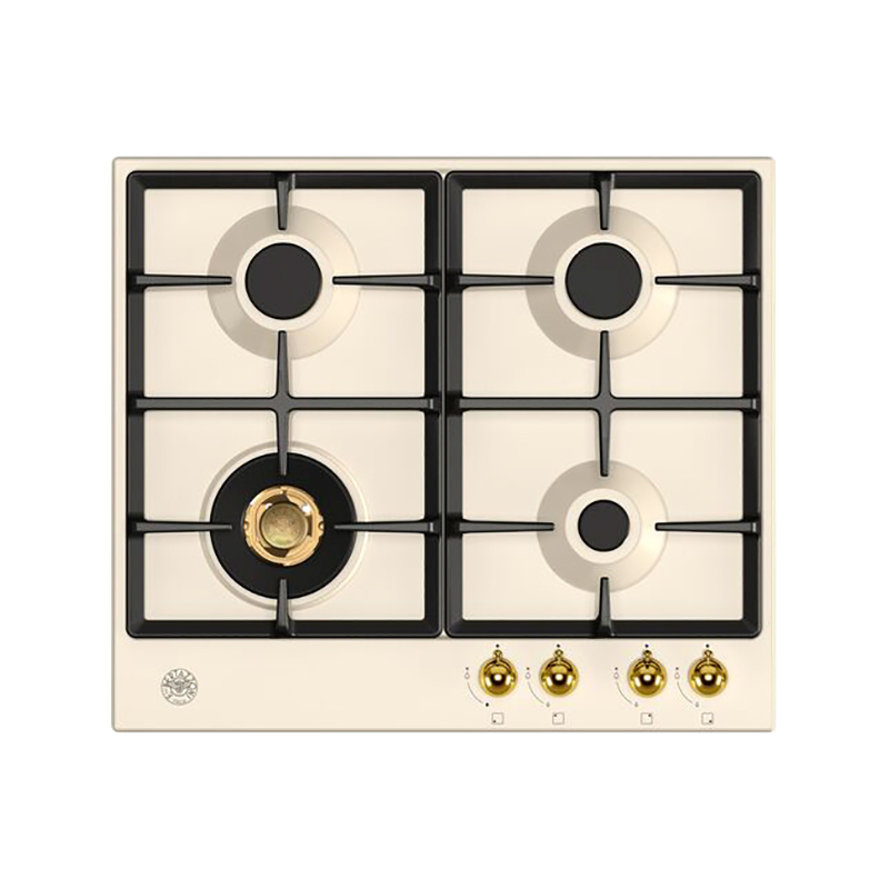 Газовая панель Bertazzoni P604LHERAG Слоновая кость, золотой